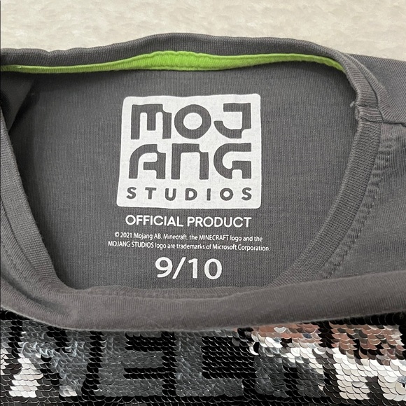 Minecraft Girls' Sequins Dress (9/10) - Picture 8 of 10